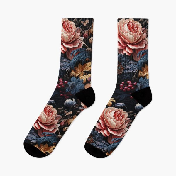 Item preview, Midnight Blossoms Dark Floral Design designed and sold by NikkofTime.