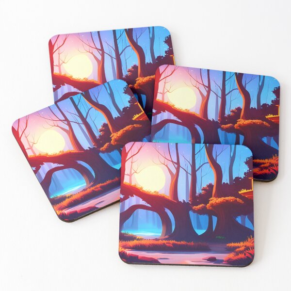 Item preview, Cozy night forest designed and sold by Snorter.