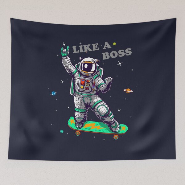 Item preview, like a boss (cool astronaut) designed and sold by hayrpictures.
