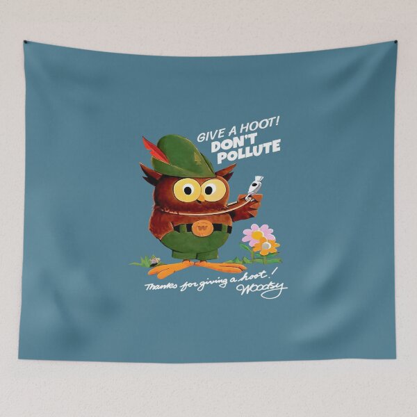 Item preview, Give a hoot! Don't pollute designed and sold by ShalomYumul.