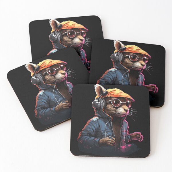 Item preview, cyberpunk squirrel designed and sold by CYBERBOLD.