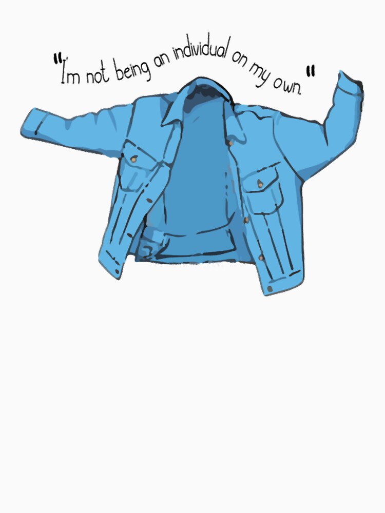 Imagen 7 de 7, Camiseta clásica con la obra No estoy siendo un individuo por mi cuenta., diseñada y vendida por knutso-naleshia.