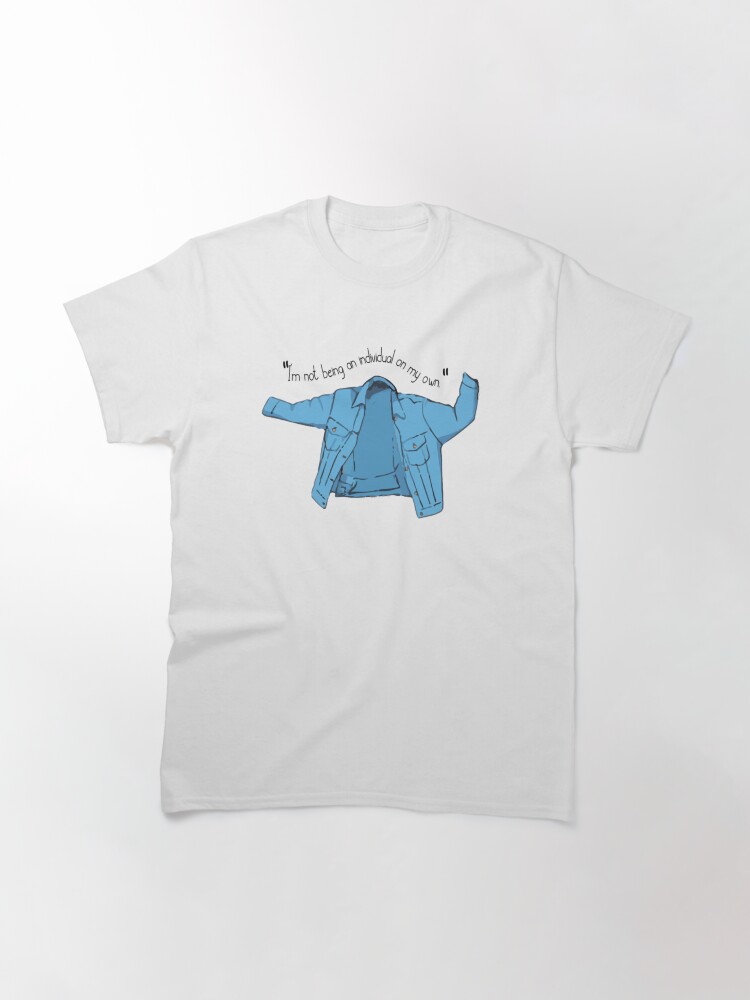 Imagen 3 de 7, Camiseta clásica con la obra No estoy siendo un individuo por mi cuenta., diseñada y vendida por knutso-naleshia.