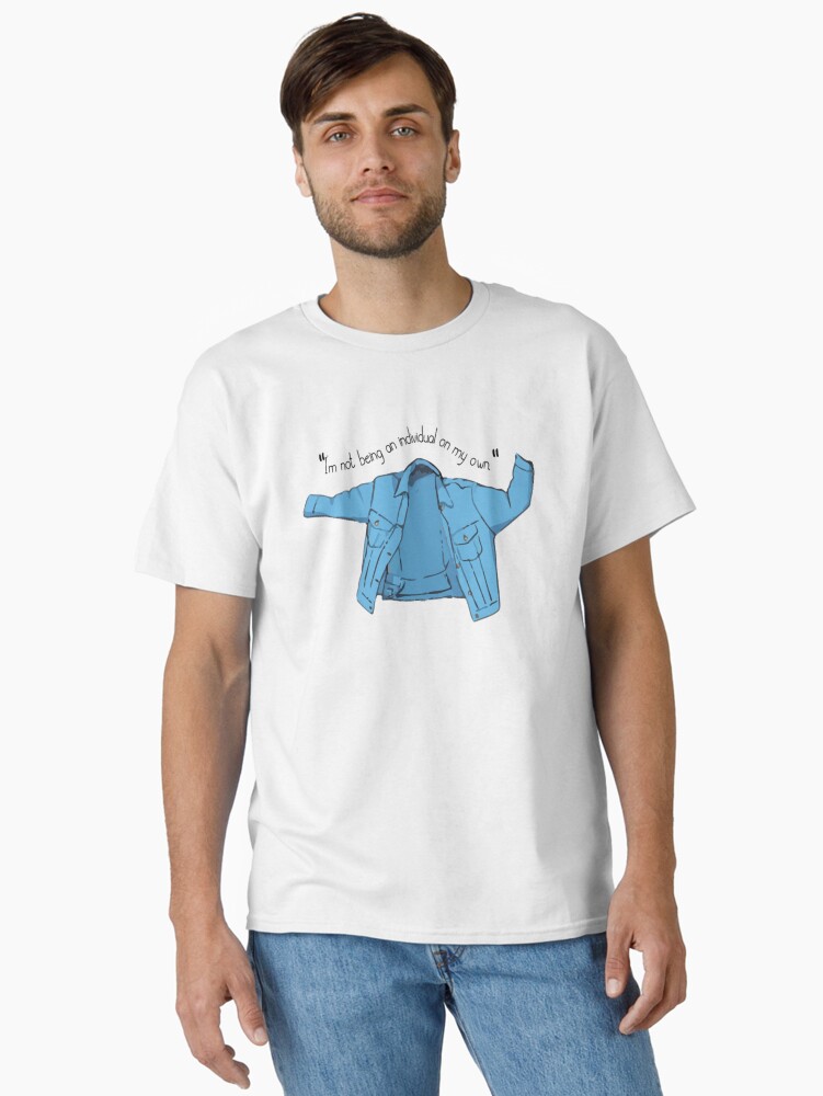 Imagen 1 de 7, Camiseta clásica con la obra No estoy siendo un individuo por mi cuenta., diseñada y vendida por knutso-naleshia.
