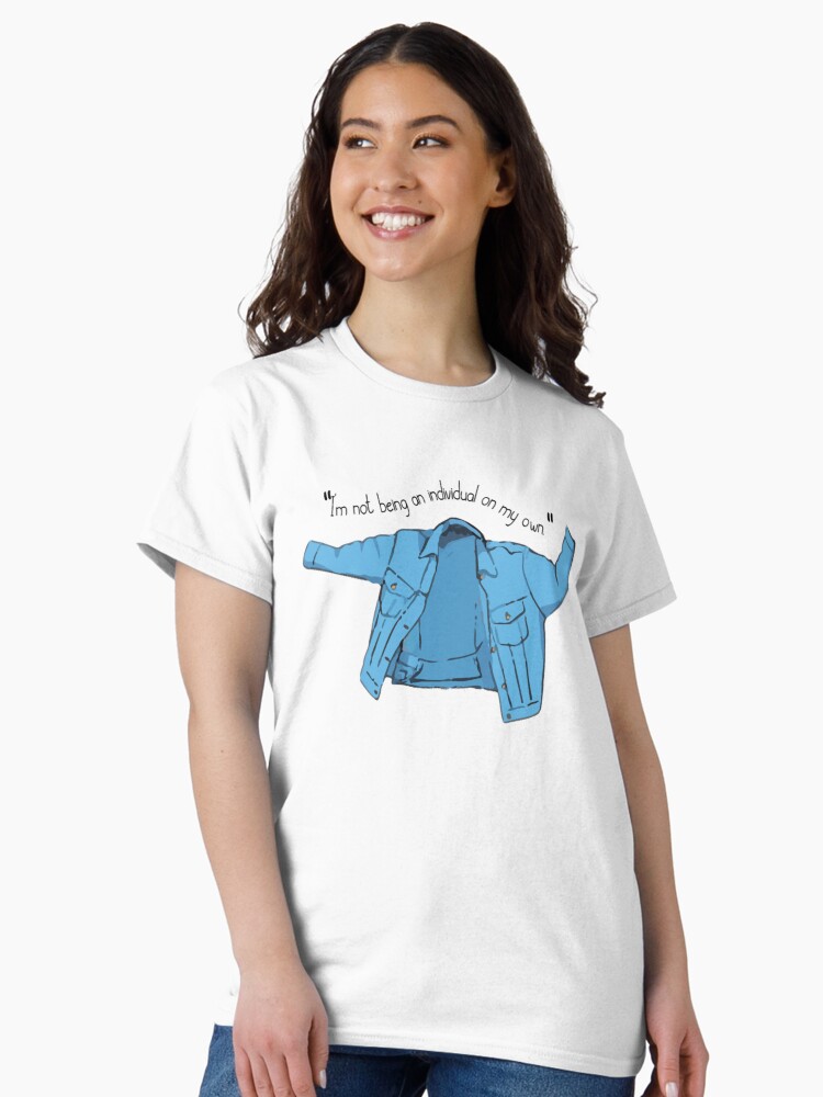 Imagen 2 de 7, Camiseta clásica con la obra No estoy siendo un individuo por mi cuenta., diseñada y vendida por knutso-naleshia.