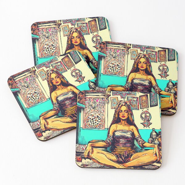 Item preview, Comic Witch's Sanctuary In A Moroccan Meditation Room designed and sold by Liscar95.
