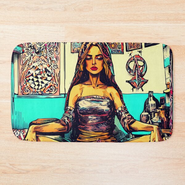 Item preview, Comic Witch's Sanctuary In A Moroccan Meditation Room designed and sold by Liscar95.