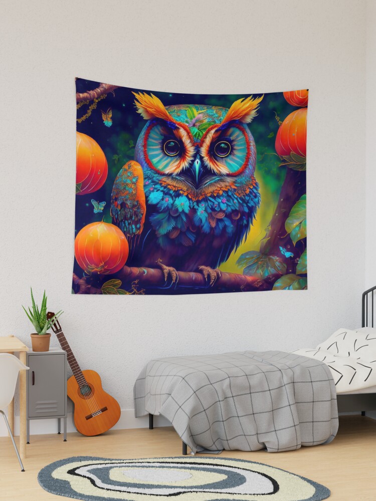 Owl tapestry online