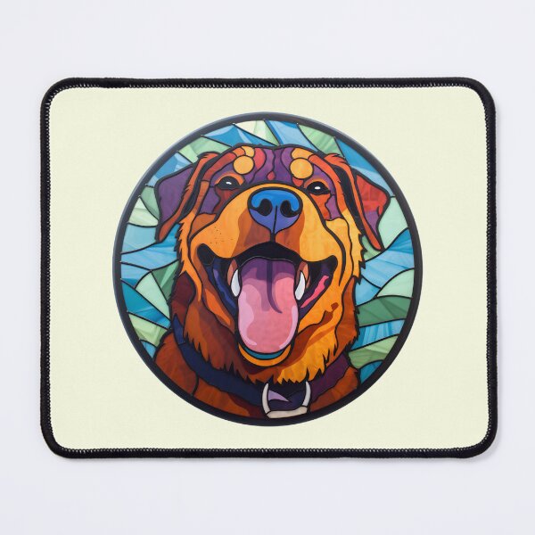 Item preview, Stained Glass Dogs 14 designed and sold by marknprints.