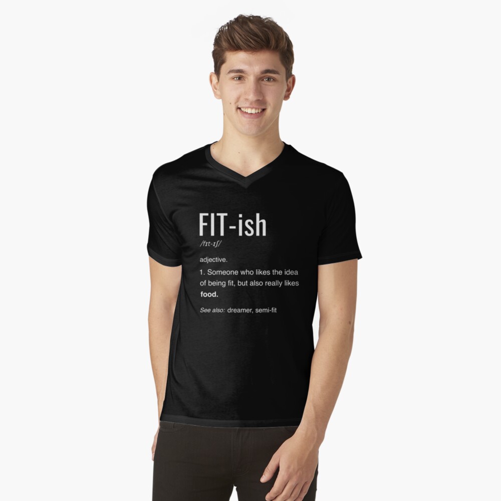 Download "Fit-ish Workout Definition T-shirt" T-shirt by Maindy ...