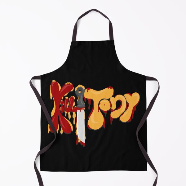 Item preview, Kill Tony Bubble Logo With a Knife in Red & Yellow Theme (Black) designed and sold by Kill Tony Fan Designs.