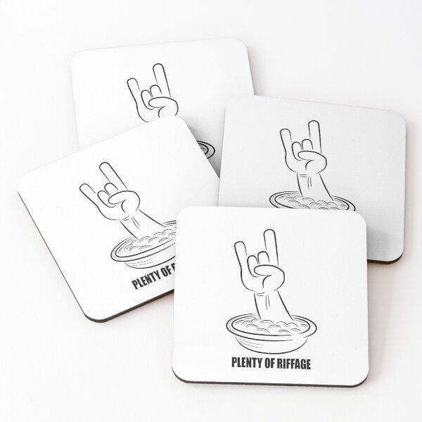 Item preview, Plenty of riffage (black design) designed and sold by LostintheLines.
