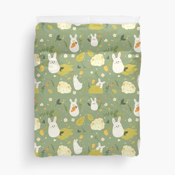 Item preview, Adorable seamless rabbit pattern designed and sold by kumi99.