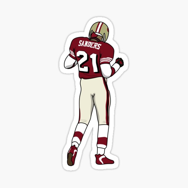 Deion Sanders Primetime - Deion Sanders San Francisco 49ers - Sticker