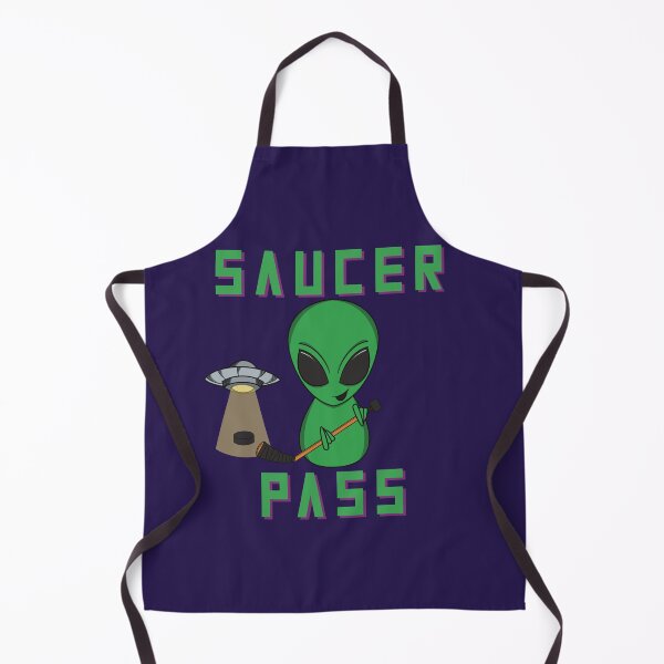 Item preview, Ice Hockey Alien - Saucer Pass designed and sold by HockeyGhost.