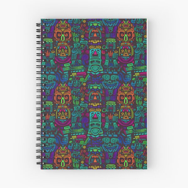 Item preview, Blacklight Abstract Tiki Tile 01 designed and sold by GloriousIdiot.