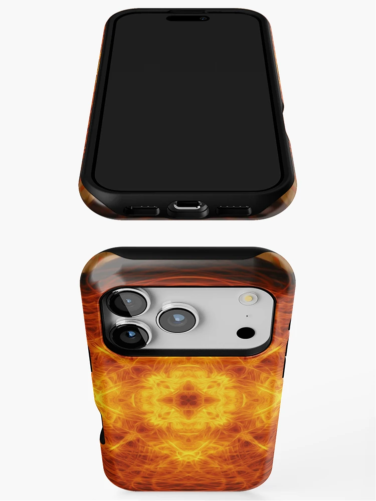 Thumbnail 3 of 4, iPhone Case, "Solar Flare" designed and sold by Elizabeth Austin-Craig.