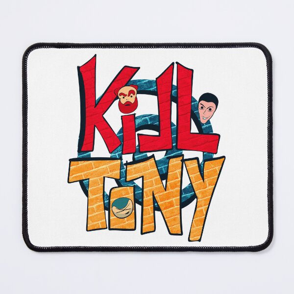 Item preview, Kill Tony  Design Featuring Kill Tony Show Name & Cartoon Characters of Brian Redban, William Montgomery & Tony Hinchcliffe (White) designed and sold by Kill Tony Fan Designs.