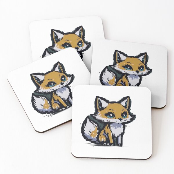 Item preview, Playful Fox Cartoon Characters designed and sold by FashionRex.