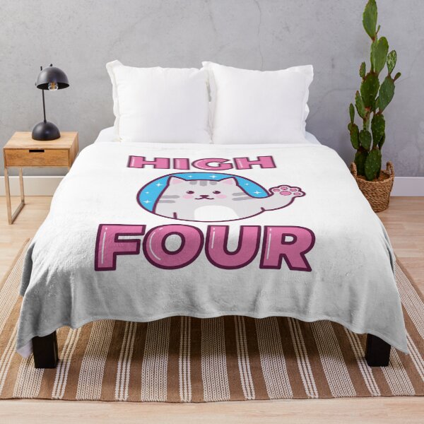 Item preview, cute kawaii kitten doing high five using paws designed and sold by onieku.