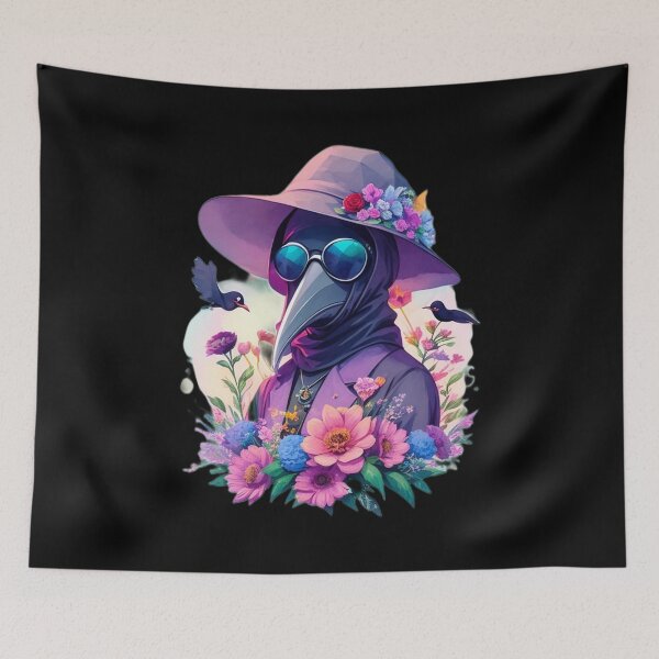 Item preview, Posh Plague Doctor - Medieval Beach  designed and sold by Ridiculam Toga.