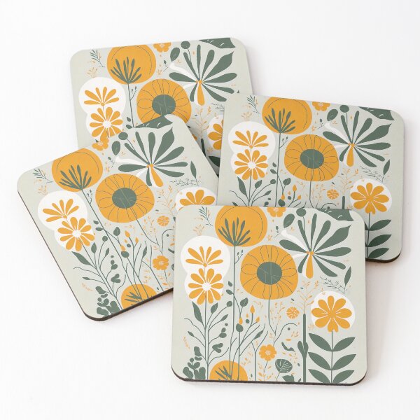 Item preview, Orange flowers designed and sold by M-Y-A-R-T-.