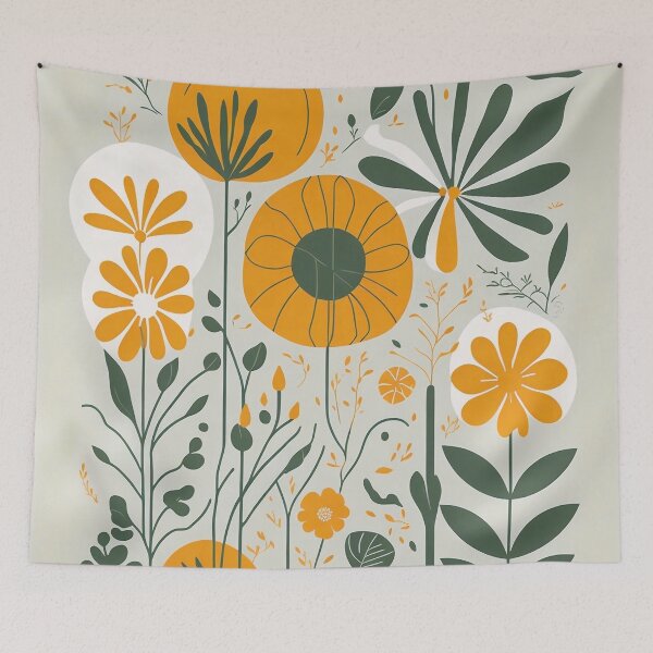 Item preview, Orange flowers designed and sold by m-y-A-I-A-R-T-.