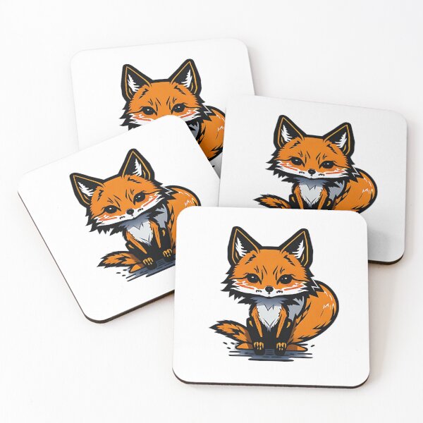 Item preview, Funny and Cute Fox Illustrations designed and sold by FashionRex.