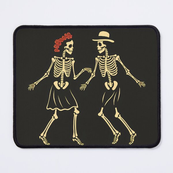 Item preview, Noir Skeleton Couple Dancing designed and sold by candlewithhare.