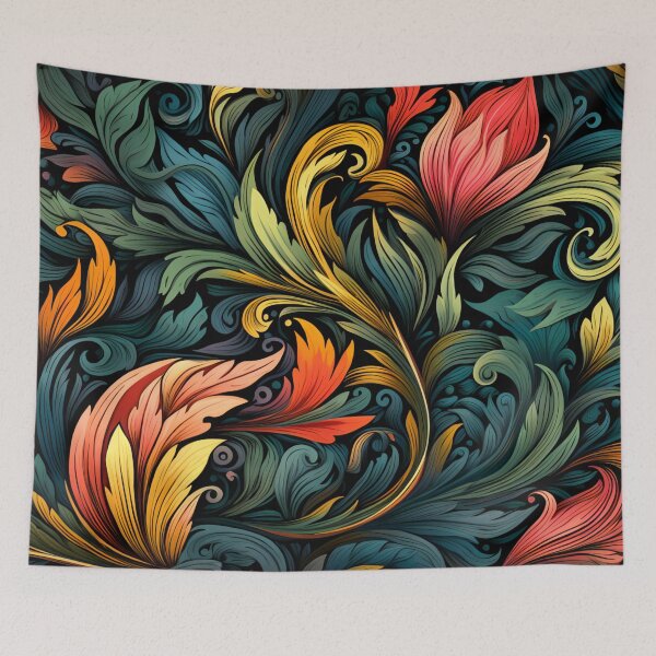 Item preview, A colorful flowers pattern designed and sold by TogetherDshop.