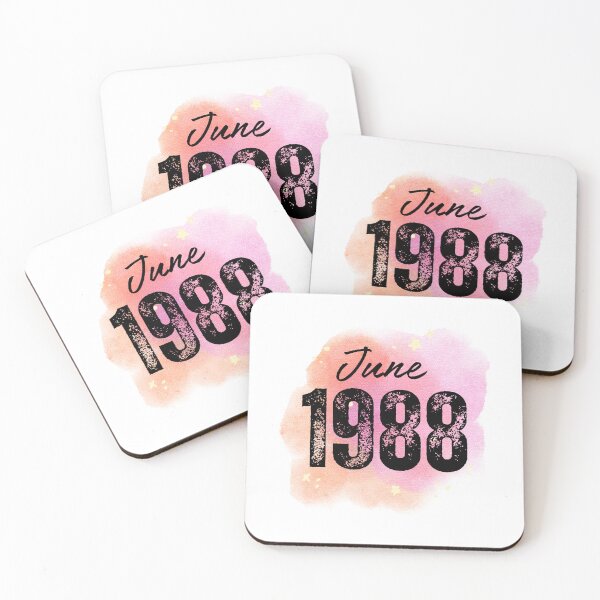 Item preview, June 1988 Birthday designed and sold by NumbersFort.