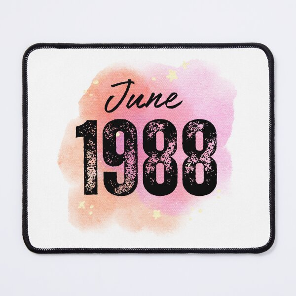 Item preview, June 1988 Birthday designed and sold by NumbersFort.