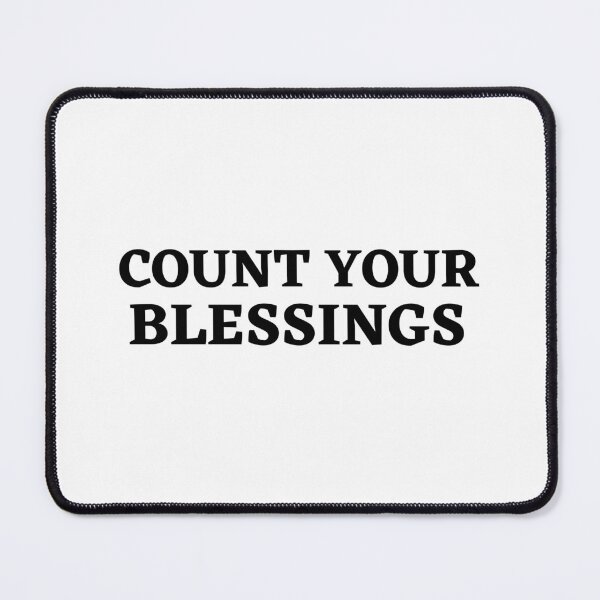 Item preview, "Count Your Blessings" - Gratitude-Inspiring Christian Message designed and sold by Motive Union.