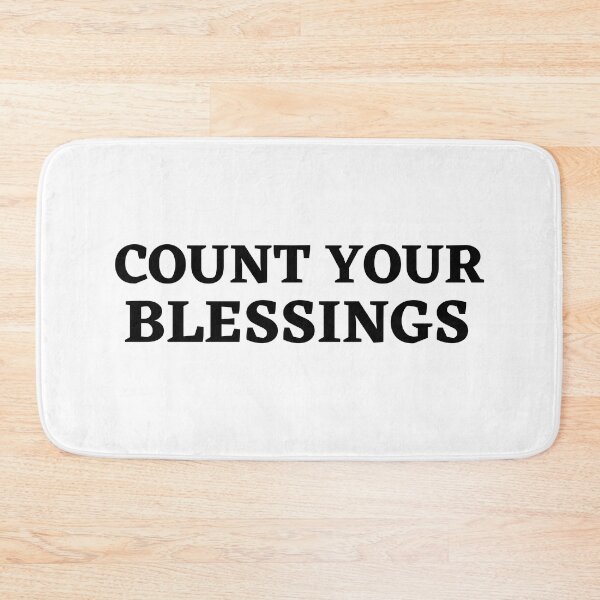 Item preview,  "Count Your Blessings" - Gratitude-Inspiring Christian Message designed and sold by Motive Union.