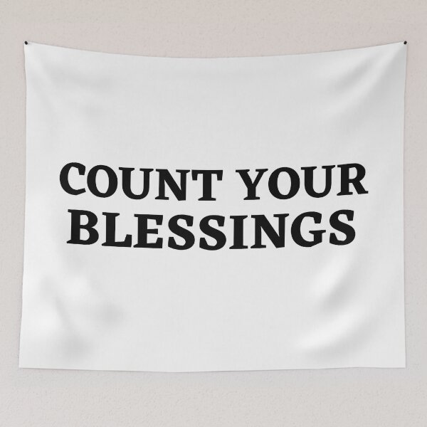Item preview,  "Count Your Blessings" - Gratitude-Inspiring Christian Message designed and sold by Motive Union.