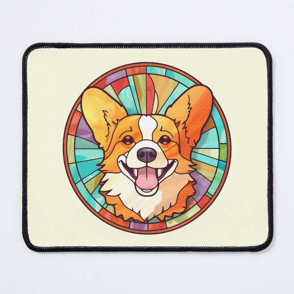 Item preview, Stained Glass Dogs 21 designed and sold by marknprints.