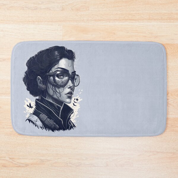 Item preview, Female Pilot Woman Portrait Steampunk Aesthetic designed and sold by SoccaTamam.