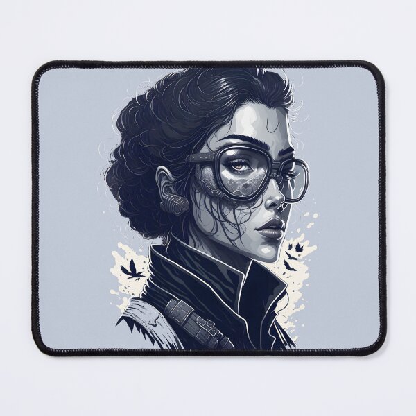 Item preview, Female Pilot Woman Portrait Steampunk Aesthetic designed and sold by SoccaTamam.