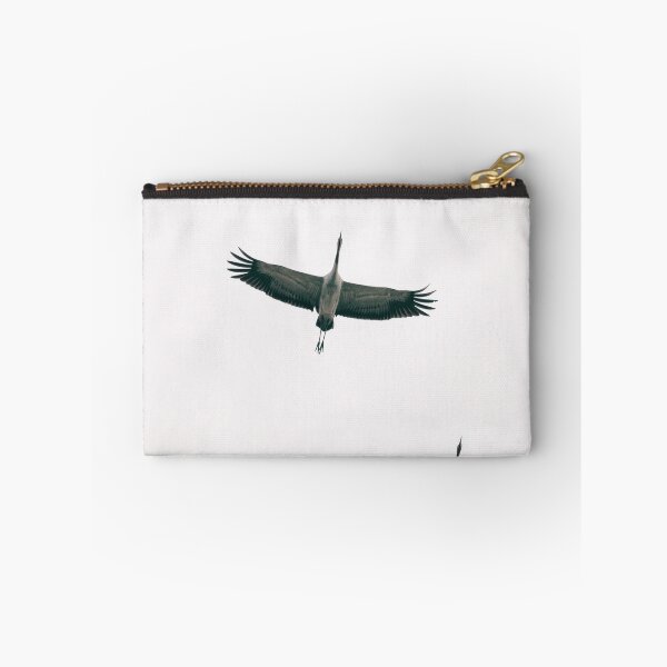 Item preview, Three Common Cranes Flying in Midair From Below designed and sold by visualspectrum.