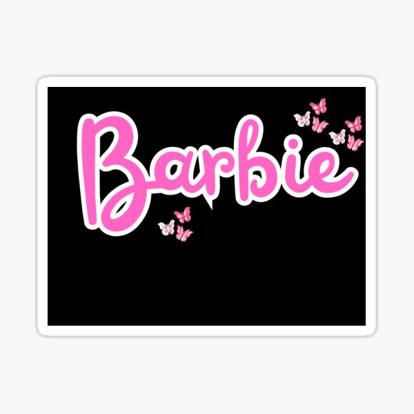 Pegatina Barbie Logo Letras – adhesivosNatos