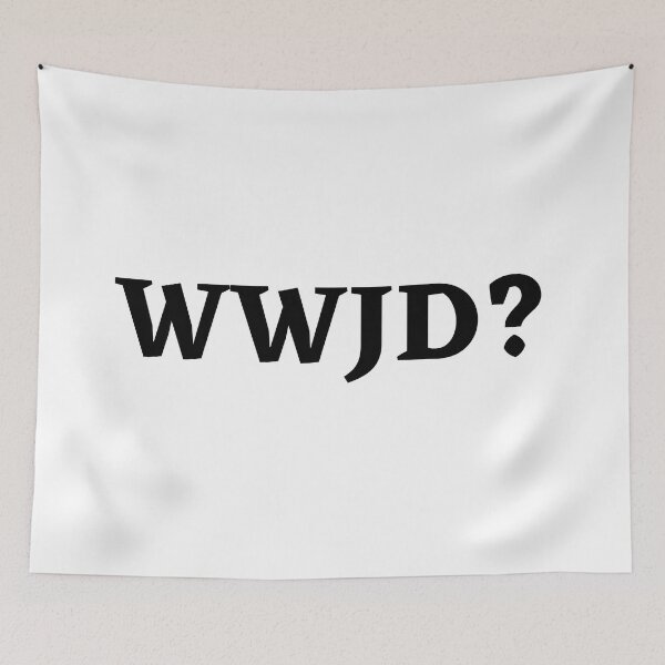 Item preview, WWJD: Thought-Provoking Christian Reminder designed and sold by Motive Union.