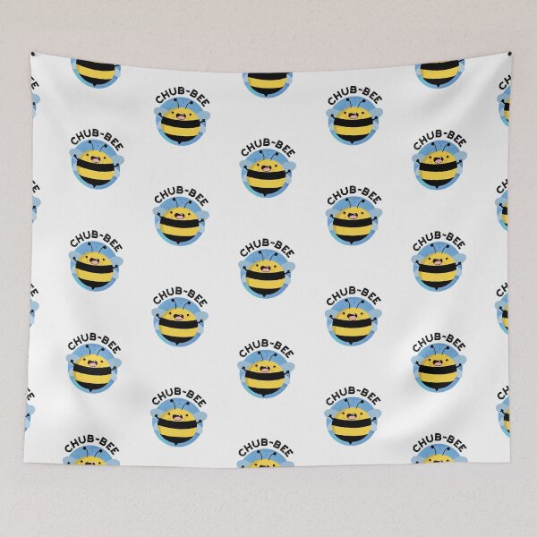 Item preview, Chub-bee Chubby Funny Bee Puns  designed and sold by punnybone.