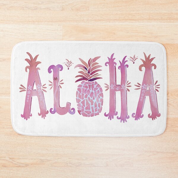 Item preview, Cute Aloha painting with happy pineapples designed and sold by SurfPixieArt.