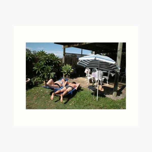 Enjoying the Sun 2009 Art Print