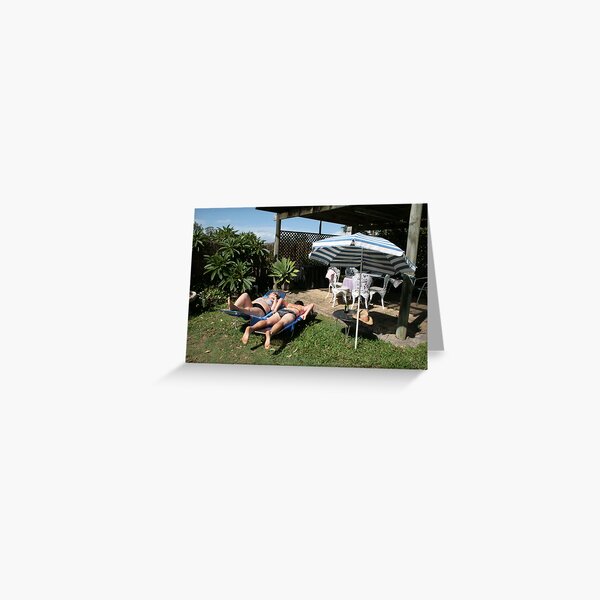 Enjoying the Sun 2009 Greeting Card