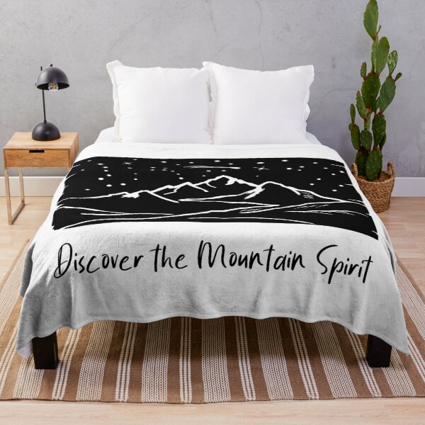 Item preview, Discover the mountain spirit, hiking, nature lovers, mountains designed and sold by claudiasartwork.