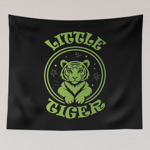 Item preview, Little Tiger - Yellow-green designed and sold by Soulemotion.