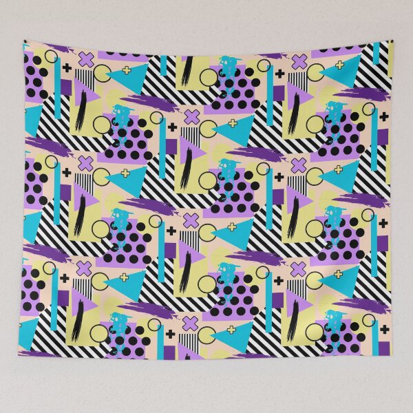 Item preview, Abstract Geometric Memphis Style Pattern designed and sold by Linziloop.