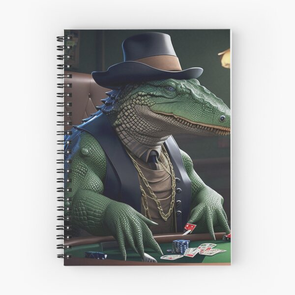 Item preview, Poker Playing Alligator Popart designed and sold by ShopSunday.