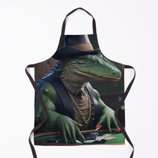Item preview, Poker Playing Alligator Popart designed and sold by ShopSunday.
